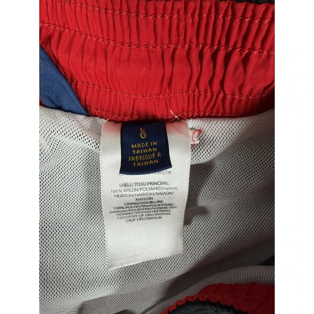 Polo Ralph Lauren Men's Traveler Swim Trunks Black Red Pony Size L Large